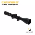 CZ 457 Synthetic 20" pienoiskivääripaketti - Pulttilukkoiset pienoiskiväärit - CZ457synth22LRpake - 70