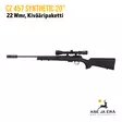 CZ 457 Synthetic 20" pienoiskivääripaketti - Pulttilukkoiset pienoiskiväärit - CZ457synth22LRpake - 64