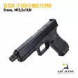 Glock 17 GEN 5 MOS FS PRO 9 mm pistooli kierrepiipulla - Pistoolit - GLOCK17G5MOSkierre - 24