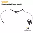 Yonneco korvakuuloke 3,5mm D-malli - Oikea sivu - VHF -radiopuhelimet - yonnecodkuuloke - 4