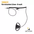 Yonneco korvakuuloke 3,5mm D-malli - Yleiskuva - VHF -radiopuhelimet - yonnecodkuuloke - 1