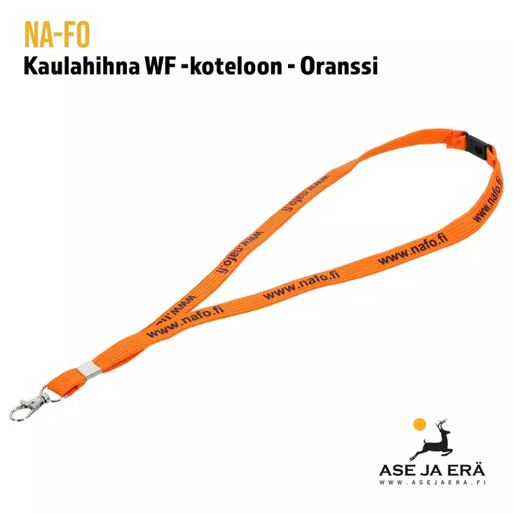 Na-Fo WF - kotelon kaulahihna oranssi - Yleiskuva - GPS-paikantimet - 1003ORANGE - 1