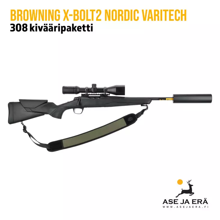 Browning X-BOLT2 Nordic VariTech .308 kivääripaketti yleiskuva sivusta - Kivääripaketit - browningkivaripake - 1