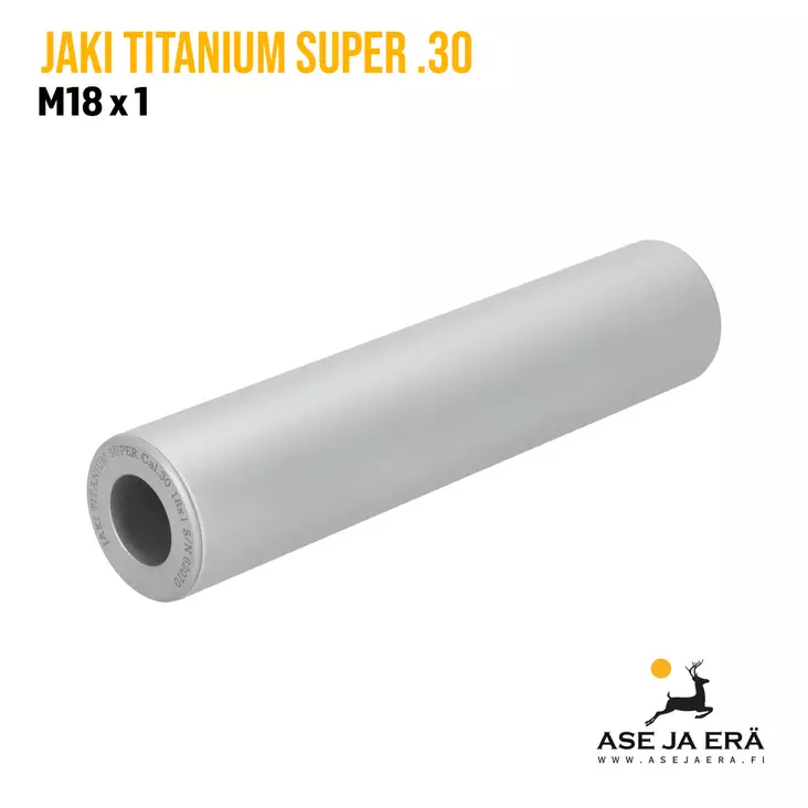 Jaki Titanium Super .30 18x1 kiväärin äänenvaimennin - Jaki äänenvaimentimet - 430181Hopee - 1