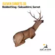 Eleven Targets 3D-taulu Makaava Saksanhirvi insertillä ja sarvilla - 3D-eläintaulut - ELVaE59ELVaE59H - 5