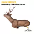 Eleven Targets 3D-taulu Makaava Saksanhirvi insertillä ja sarvilla - 3D-eläintaulut - ELVaE59ELVaE59H - 2