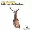 Eleven Targets 3D-taulu Makaava Saksanhirvi insertillä ja sarvilla - 3D-eläintaulut - ELVaE59ELVaE59H - 4