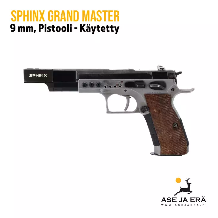Sphinx Grand Master 9x19 pistooli - Käytetty - Käytetyt käsiaseet - A01011CH - 1