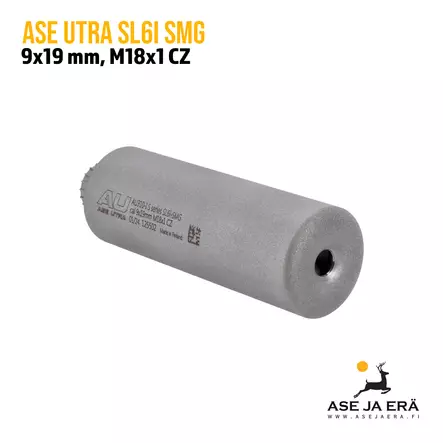 Ase Utra SL6i SMG 18x1 CZ 9x19 mm äänenvaimennin - Ase Utra äänenvaimentimet - AU310-I - 1