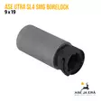 Ase Utra SL4i SMG 9MM Borelock Karbiinikiväärin Vaimennin - Ase Utra äänenvaimentimet - AU315I - 3