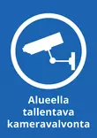 Kameravalvonta kyltti - Lisätarvikkeet ja varusteet - VALVONTA_KYLTTI - 1