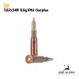 SM 7,62x54R Surplus 9,6g FMJ 200 kpl kiväärin patruuna - 7,62x53R kaliiperi - 126785uusi - 4