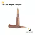 SM 7,62x54R Surplus 9,6g FMJ 200 kpl kiväärin patruuna - 7,62x53R kaliiperi - 126785uusi - 2