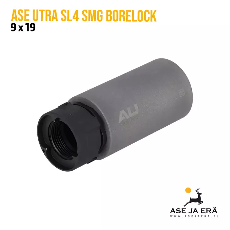 Ase Utra SL4i SMG 9MM Borelock Karbiinikiväärin Vaimennin - Ase Utra äänenvaimentimet - AU315I - 1