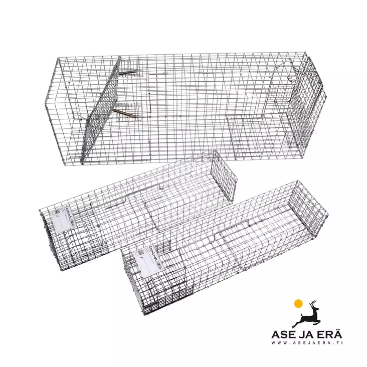 Granlunds Supiloukku + 2 minkkiloukkua - Elävänä pyytävät loukut - loukkupaketti - 3