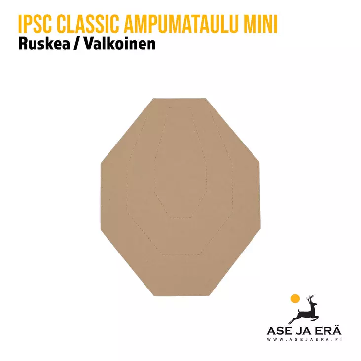 IPSC Classic "salmiakki" virallinen mini - IPSC taulut ja tarvikkeet - 2042544677414mini - 2