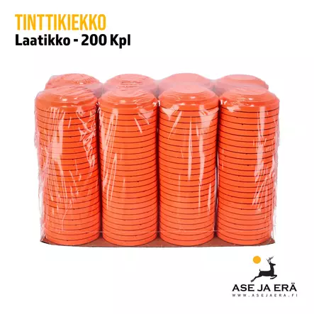 Tinttikiekko savikiekkolaatikko 200 kpl - Kiekot ja heittimet - Tinttikiekkolaatik - 1