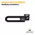 Avalon Classic STD Magnetic nuolihylly vasenkätinen - Sivulta - Tähtäin- ja perinnejousen nuolihyllyt - PSSAQT169LBK - 3
