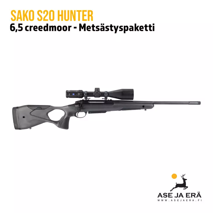 Sako S20 Hunter 6,5creedmore Kivääri Paketti - Kivääripaketit - SJS6334A40A970pak - 1