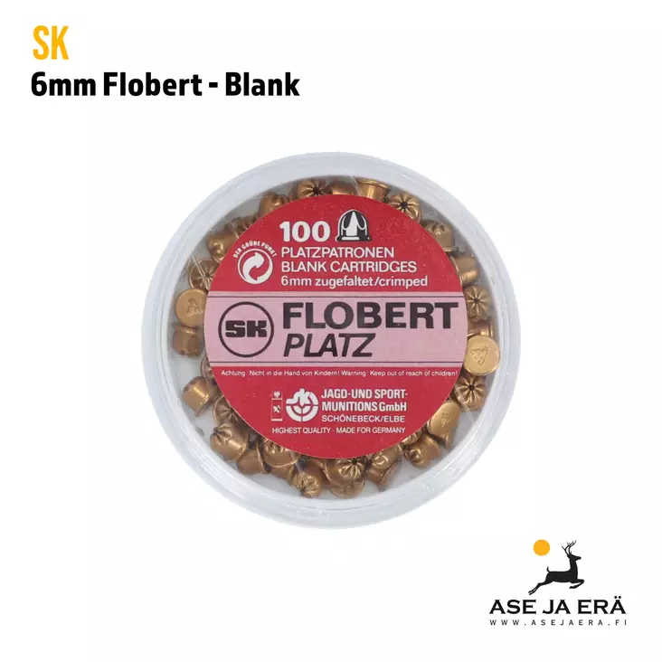 SK 6mm Flobert Blank Starttiaseen Patruuna - Starttiaseen patruunat - 18062024SK - 1