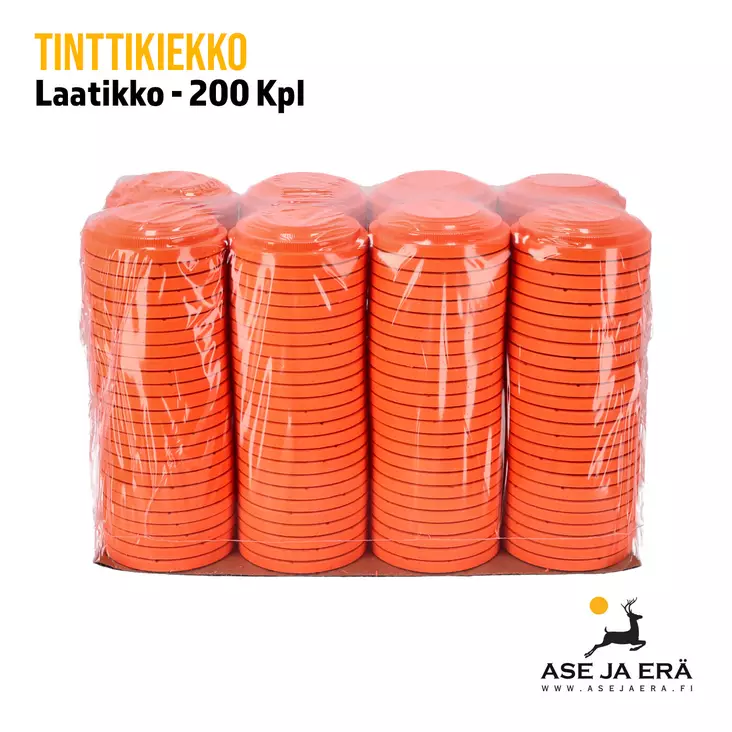 Tinttikiekko savikiekkolaatikko 200 kpl - Kiekot ja heittimet - Tinttikiekkolaatik - 1