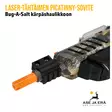 Laser-tähtäimen Picatinny-sovite Bug-A-Salt kärpäshaulikkoon, kiinnitettynä yläviistokuva - Lasertähtäimet - karpaspysylaserjal - 5