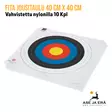 Nylonilla vahvistettu Fita jousitaulu 40 cm X 40 cm Nylonilla vahvistettu  jousiammuntaan 10 Kpl - Nippu vaaka-asennossa - Paperiset maalitaulut - Fita40x4010kpl - 2