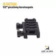 JS-Tactical 1/2" picatinny korotuspala, 4 uraa - Tukit, kiskot, kahvat ja bipodit - JSRT4L - 8