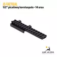 JS-Tactical 1/2" picatinny korotuspala - Tukit, kiskot, kahvat ja bipodit - JSE8L - 12