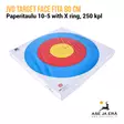 JVD Target Face Fita 80 cm Centre 6-Ring - Paperiset maalitaulut - fita80x6ring250kpl - 1