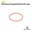 Zeiss ASV-tornin O-rengastiiviste HT- ja V8-kiikaritähtäimiin - Tiiviste yläviistosta - Kiikaritähtäinten lisävarusteet - opticturretseal - 4