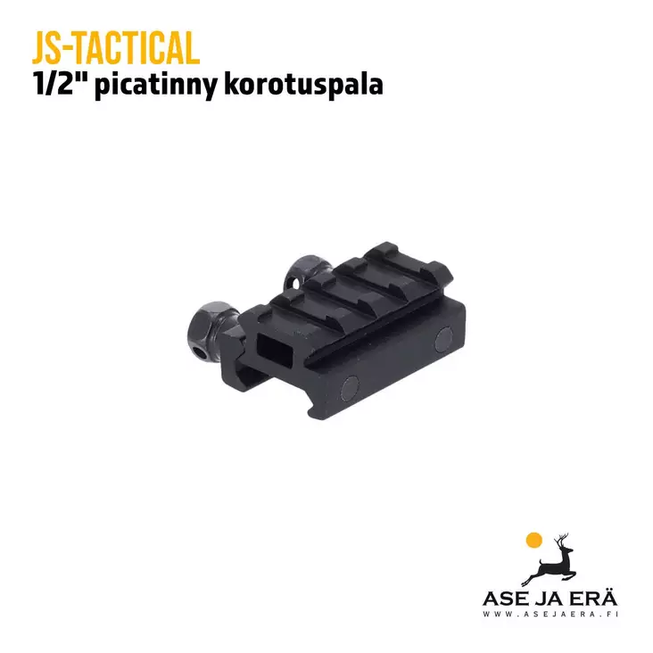 JS-Tactical 1/2" picatinny korotuspala, 4 uraa - Tukit, kiskot, kahvat ja bipodit - JSRT4L - 1