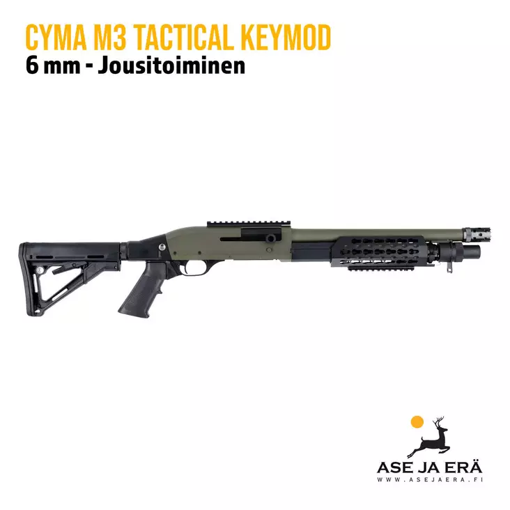 Cyma M3 Tactical KeyMod airsoft-haulikko - Haulikot - CM366BM - 1