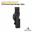 Ghost hybrid CZ Tactical Sport Orange oikea - Kotelo edestäpäin - IPSC kotelot - SGHD28TSO - 1