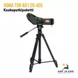 Kowa TSN-601 20-40x kaukoputkipaketti, sivusta kuljetussuoja kiinni - Valmiit kaukoputket - 4987067391158VELBO - 2