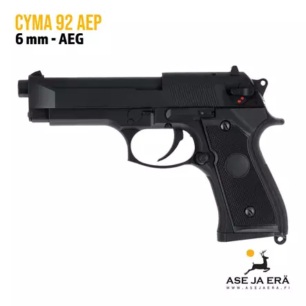 Cyma 92 AEP airsoft-pistooli musta - Pistoolit ja -revolverit - CM126UP - 1