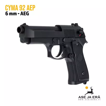 Cyma 92 AEP airsoft-pistooli musta - Pistoolit ja -revolverit - CM126UP - 2
