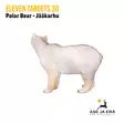 Eleven Targets 3D-taulu Jääkarhu vaihtoinsertillä - 3D-eläintaulut - ELVaE54P - 6