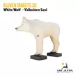 Eleven Targets 3D-taulu Valkoinen Susi vaihtoinsertillä - 3D-eläintaulut - ELVaE53P - 3