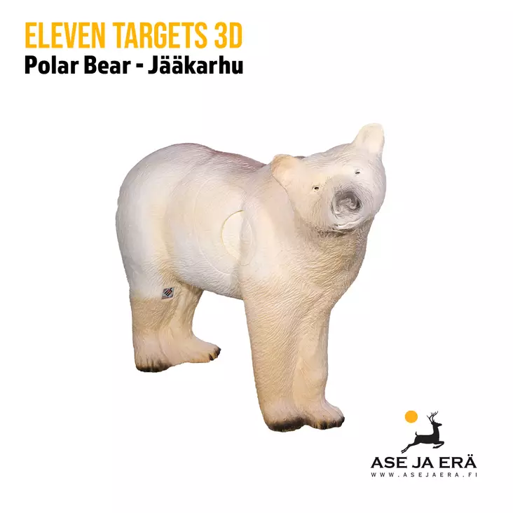 Eleven Targets 3D-taulu Jääkarhu vaihtoinsertillä - 3D-eläintaulut - ELVaE54P - 1