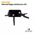 Nord Arms Advanced Trigger with Oversize 223 - Sivu kuva liipaisin alaspäin - Laukaisukoneistot - NATR - 6