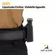 Ghost 360 Civilian lipastasku 2:lle lippaalle - Mallinpäällä lipas paikoillaan - Lipastaskut ja patruunapidikkeet - GI03MGDSB - 6