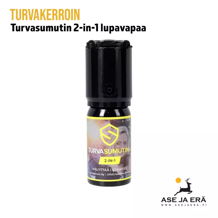 Turvakerroin turvasumutin 2-in-1 lupavapaa - Yleiskuva - Lupavapaat kaasusumuttimet - 6419816599990uus - 1