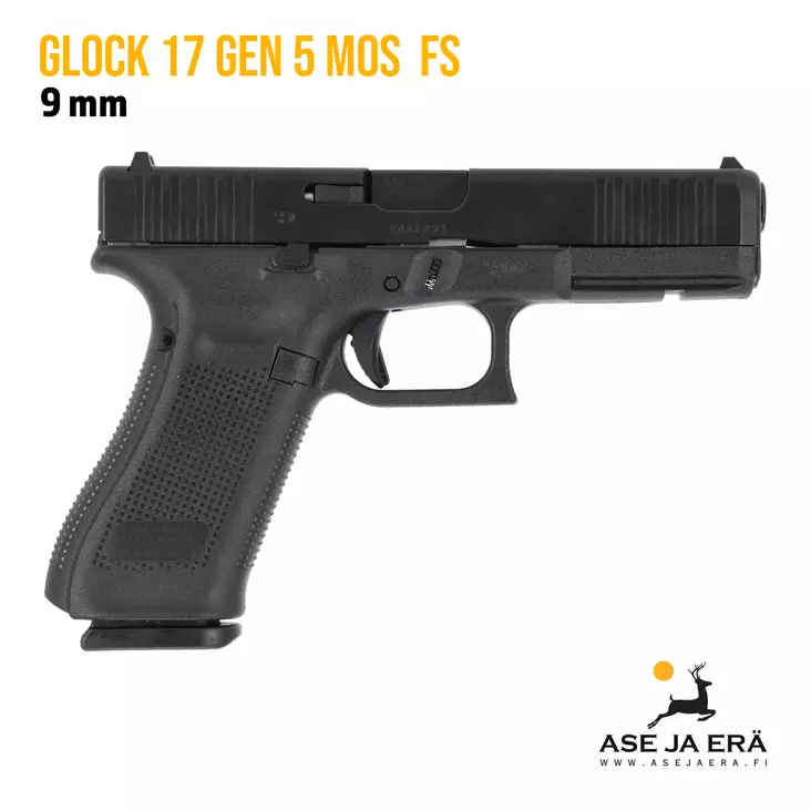 Glock 17 GEN 5 MOS FS 9 mm pistooli - Pistoolit - GLOCK17GEN5MOSFS - 14
