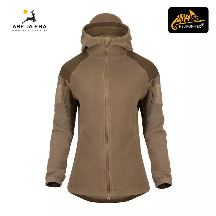 Helikon-Tex Cumulus naisten fleecetakki, Coyote - yleiskuva etuviistosta - Fleecetakit - BLCBWHF11XS - 1