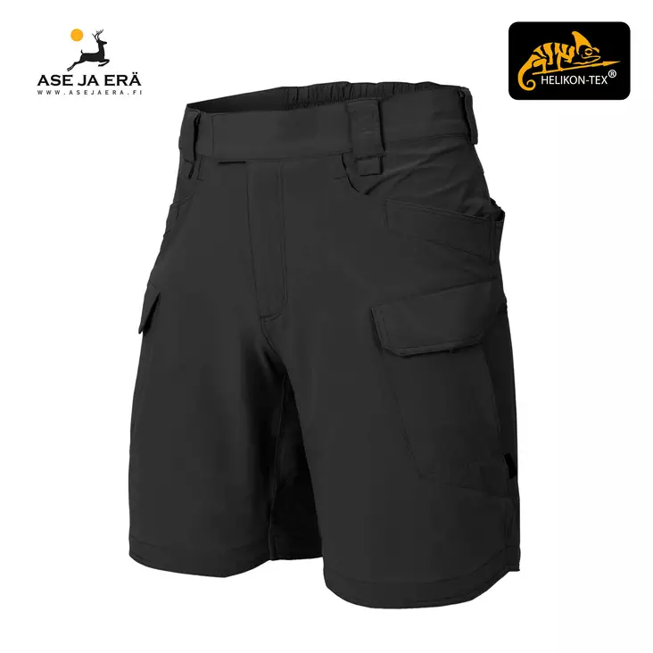 Helikon Outdoor Tactical shortsit 8,5 musta - Shortsit ja hameet - SPOTSVL01S - 1