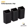 Ghost Civilian lipastasku musta 3 kpl, yleiskuva - Lipastaskut ja patruunapidikkeet - GI03MGSBset - 3