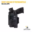 Ghost Civilian SF holster Beretta APX-RH - IPSC kotelot - CSFB145T - 6