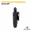Ghost Civilian SF holster Beretta APX-RH - IPSC kotelot - CSFB145T - 3
