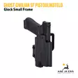 Ghost Civilian SF holster pistoolikotelo aseelle ja valaisimelle - IPSC kotelot - CSFB01T - 2